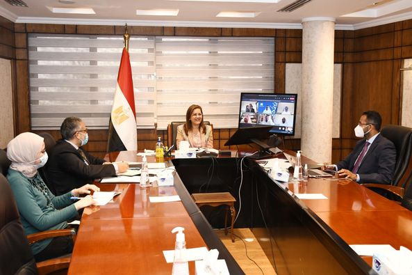 وزيرة التخطيط تجتمع بلجنة تحكيم جائزة مصر للتميز الحكومي دورة 2020-2021