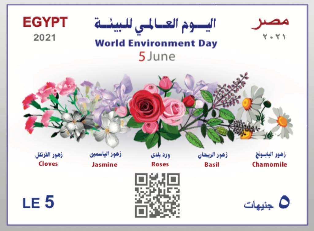 البريد المصري يصدر بطاقة بريد تذكارية بمناسبة الاحتفال بيوم البيئة العالمي