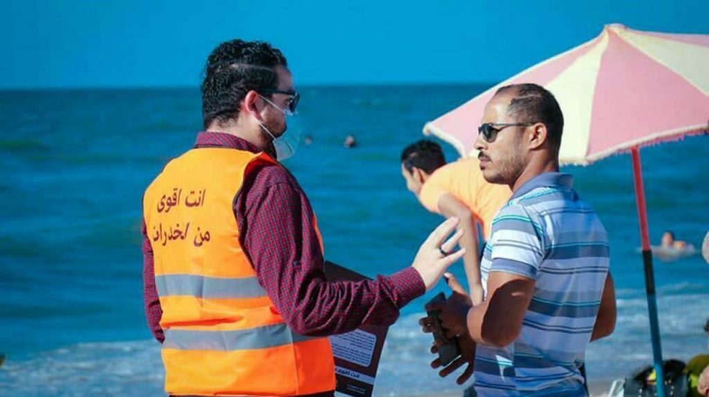 "صندوق مكافحة الإدمان" يطلق حملة توعية على البحر ضد تعاطي المخدرات
