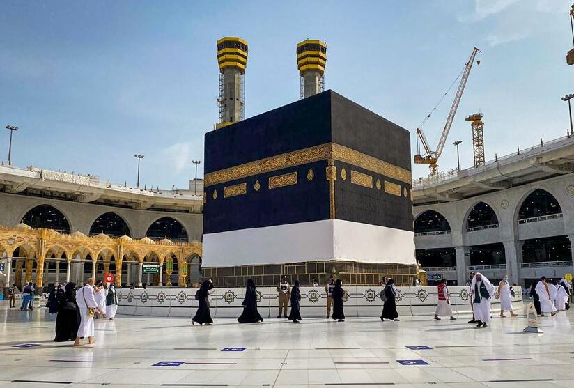 مكة المكرمة تبدأ إستقبال 60 ألف حاج مقارنة بـ 2.5 مليون في 2019
