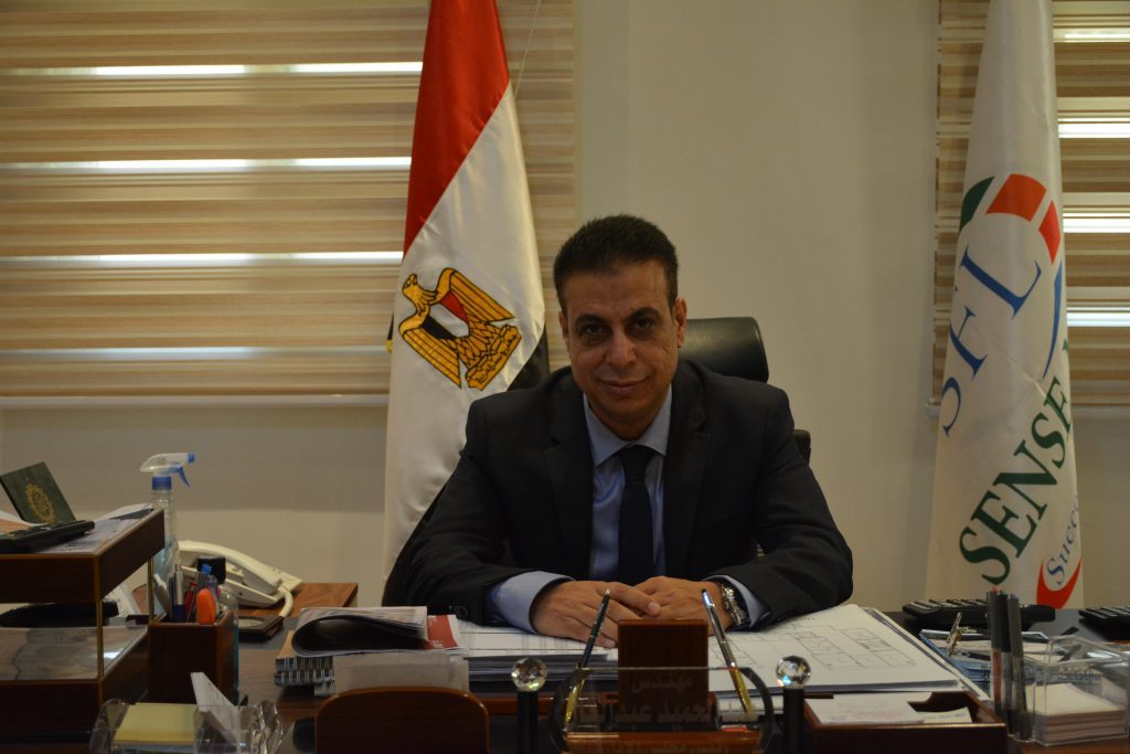 عبد الحميد عبد العال رئيس مجلس إدارة شركة سينس جروب