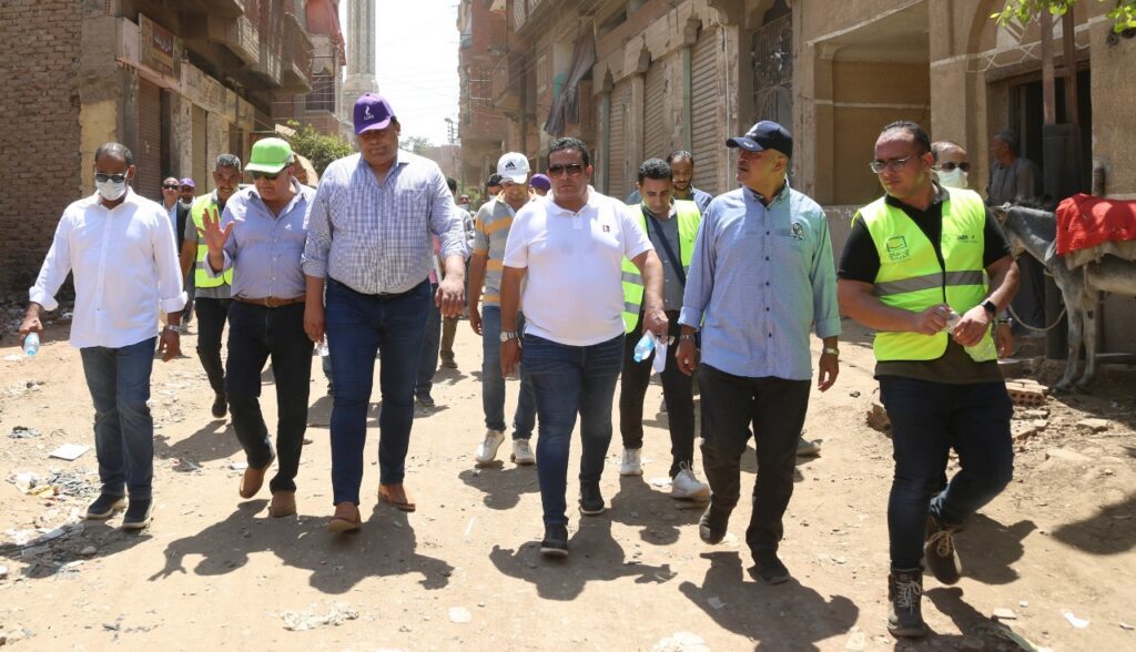رئيس المصرية للاتصالات يتفقد أعمال التطوير بمحافظة الغربية ضمن "حياة كريمة"