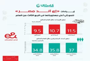 إيرادات إي آند مصر خلال عام 202